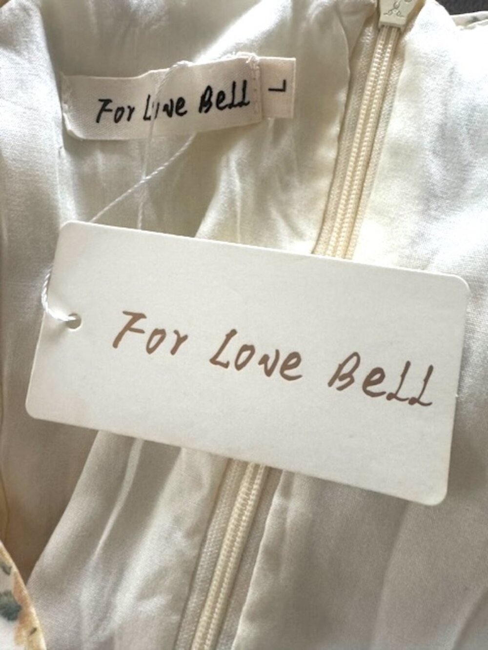 For The Love Bell Mini Dress Prairie Cottagecore Coquette Milkmaid - Picture 13 of 15